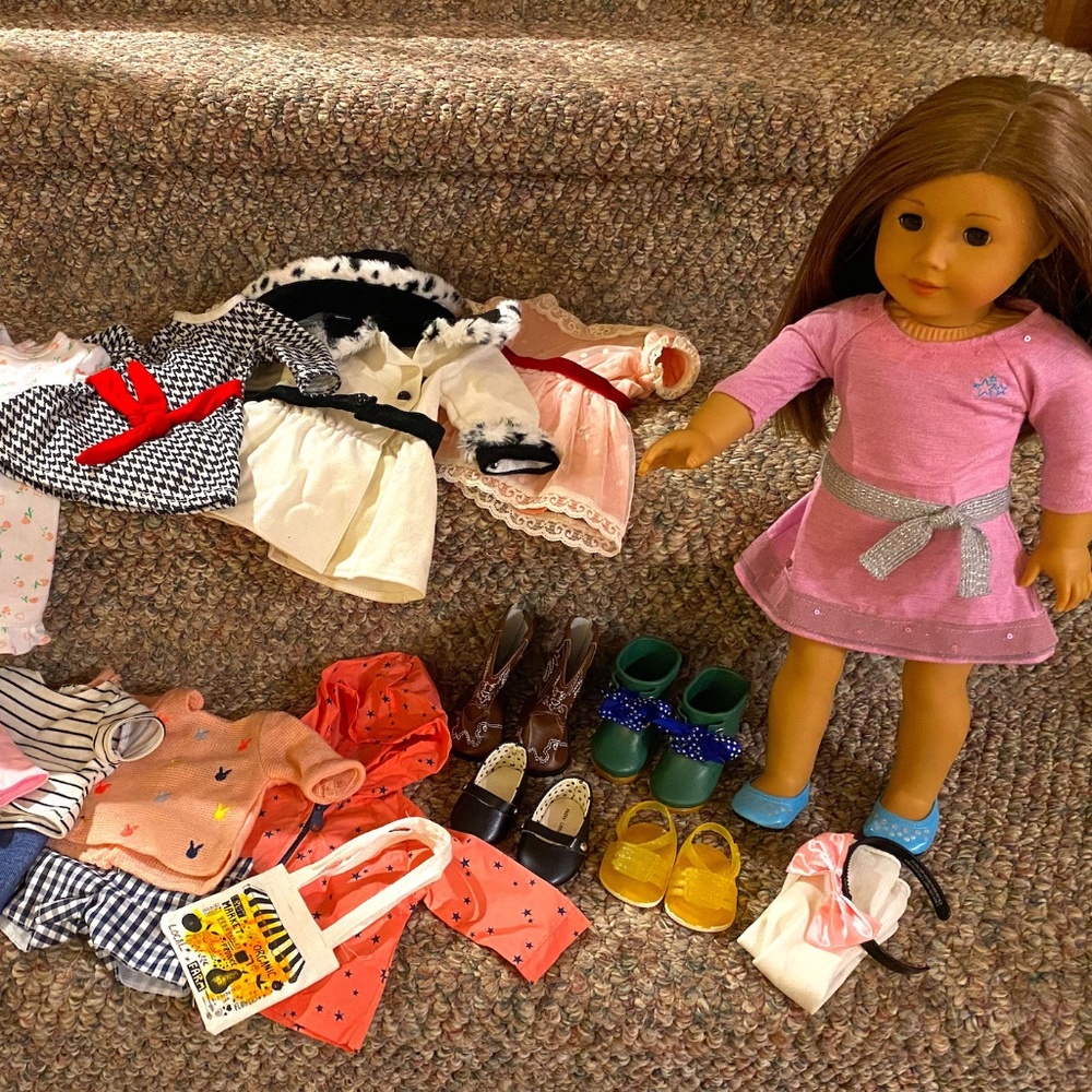 American Girl Truly Me Samantha Doll Clothes Lot